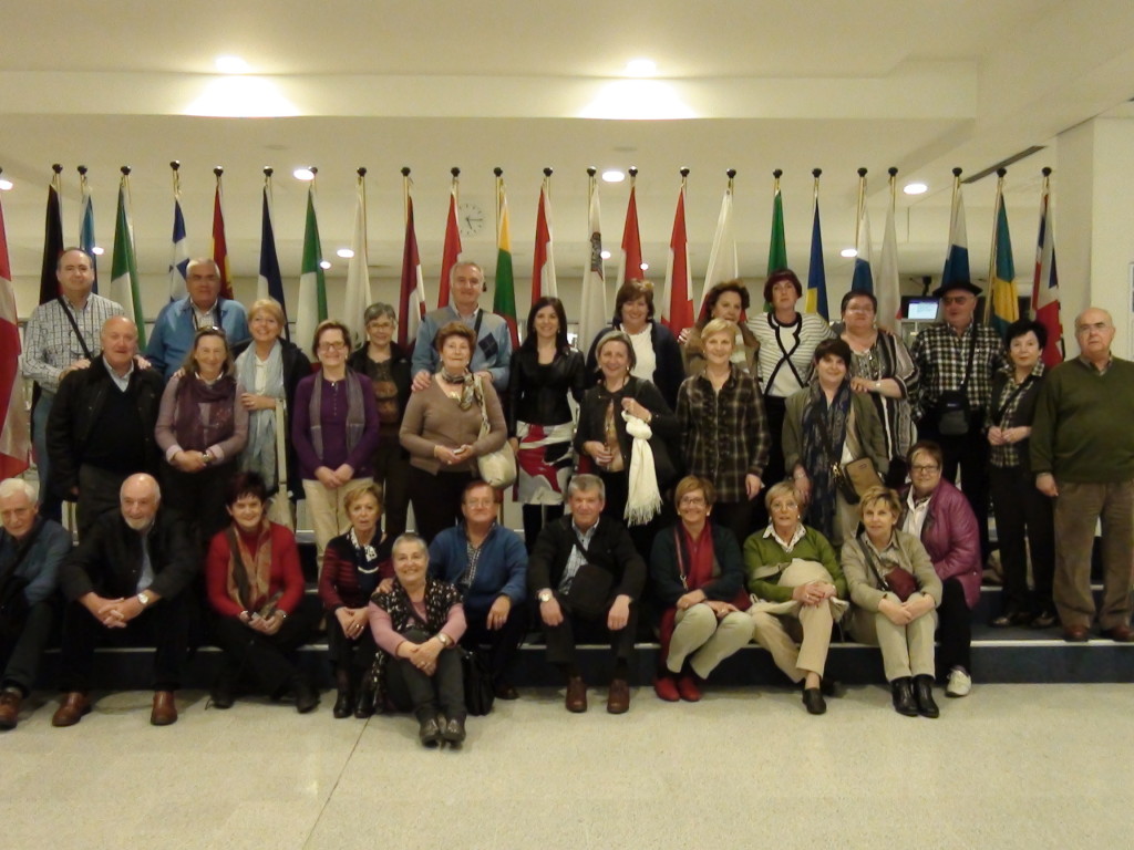 Alderdikides de Algorta visitan el Parlamento Europeo