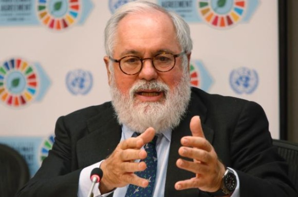 El Comisario para la Acción por el Clima y la Energía Miguel Arias Cañete
